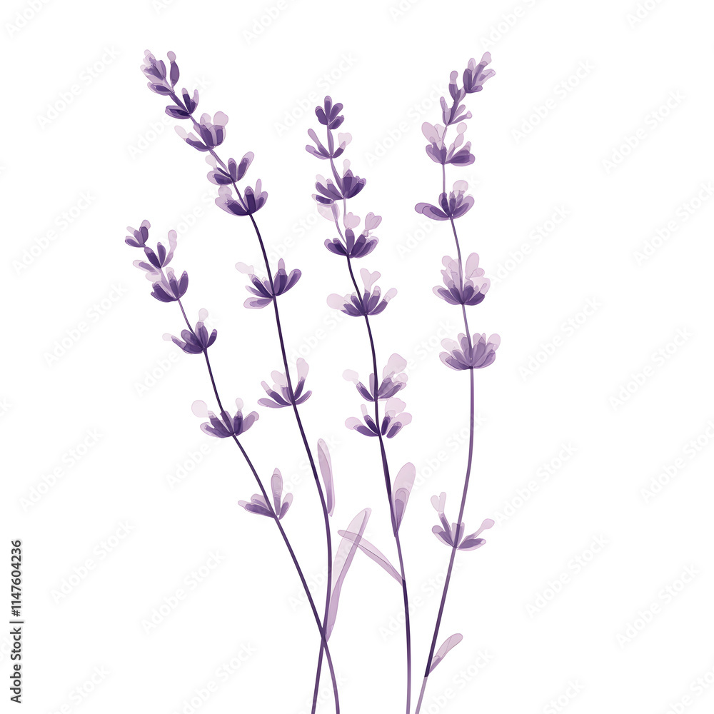 Naklejka premium floral and leafy illustrator elements for card, wallpaper.