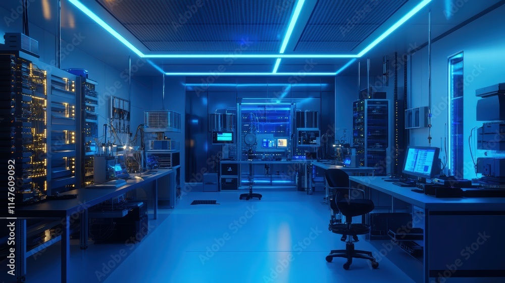 Advanced Quantum Computing Laboratory with Specialized Equipment and Technology Advanced Quantum Computing Laboratory with Specialized Equipment and Technology