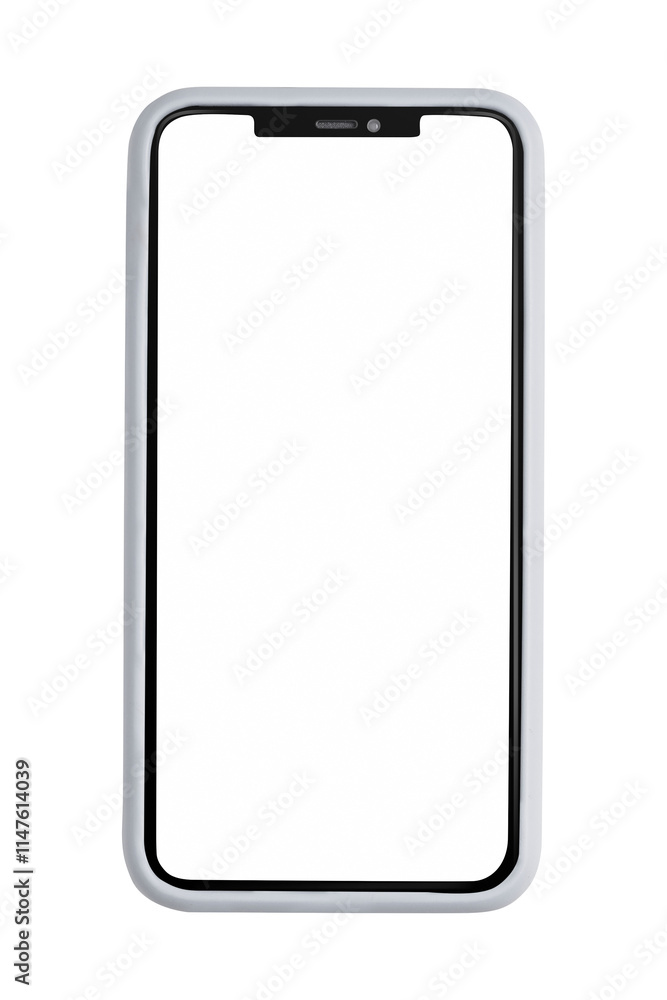 Mobile phone screen mockup png digital device Mobile phone screen mockup png digital device
