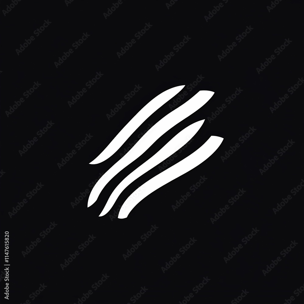 Abstract design featuring flowing lines on a dark background. Abstract design featuring flowing lines on a dark background.