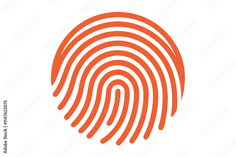 Abstract Fingerprint Line Drawing on White Background A Modern Artistic Interpretation Abstract Fingerprint Line Drawing on White Background A Modern Artistic Interpretation