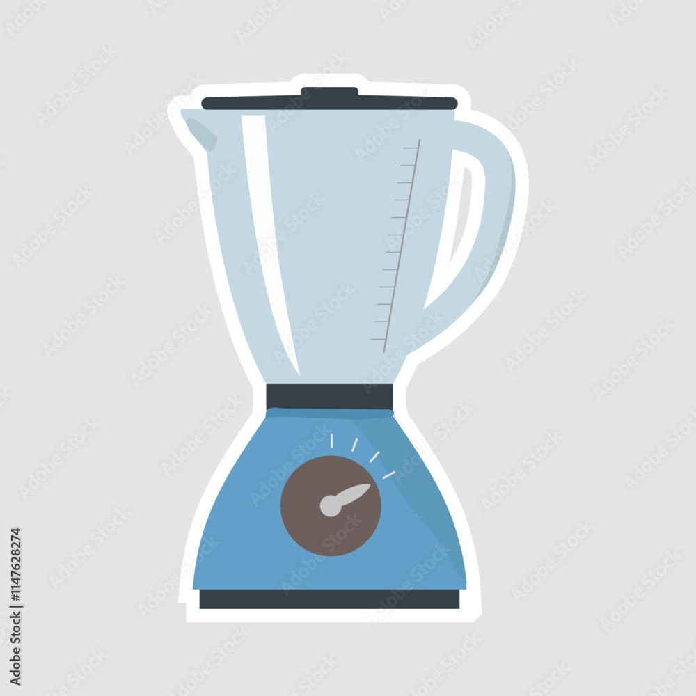 Kitchen Blender Vector Illustration Sticker – Essential Cooking Appliance Icon for Food Lovers. This vector illustration sticker ideal for food, recipe, or culinary-themed decor Kitchen Blender Vector Illustration Sticker – Essential Cooking Appliance Icon for Food Lovers. This vector illustration sticker ideal for food, recipe, or culinary-themed decor