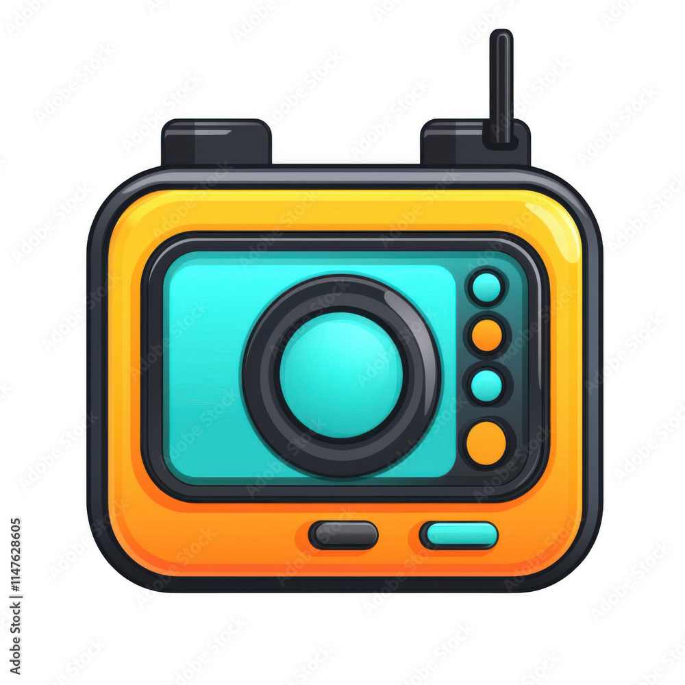 icon of Radio isolated on a transparent background Minimalist flat icon, vector logo style sign clipart on a no background png icon of Radio isolated on a transparent background Minimalist flat icon, vector logo style sign clipart on a no background png