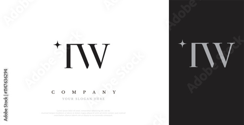 Initial TW Logo Design Vector 