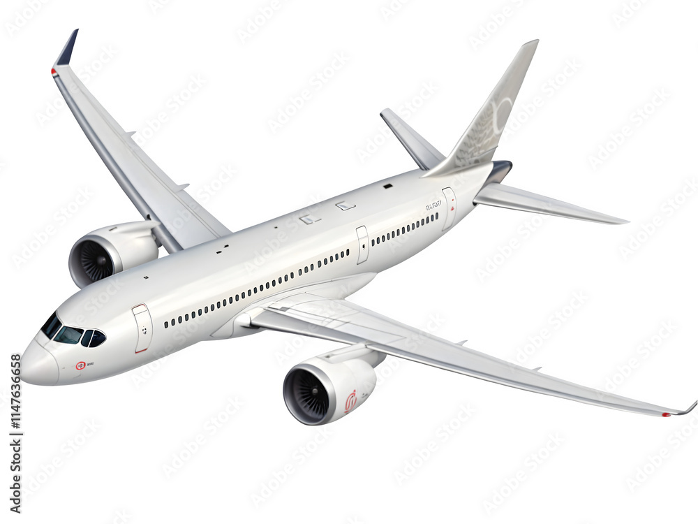 airplane isolated on white airplane isolated on white