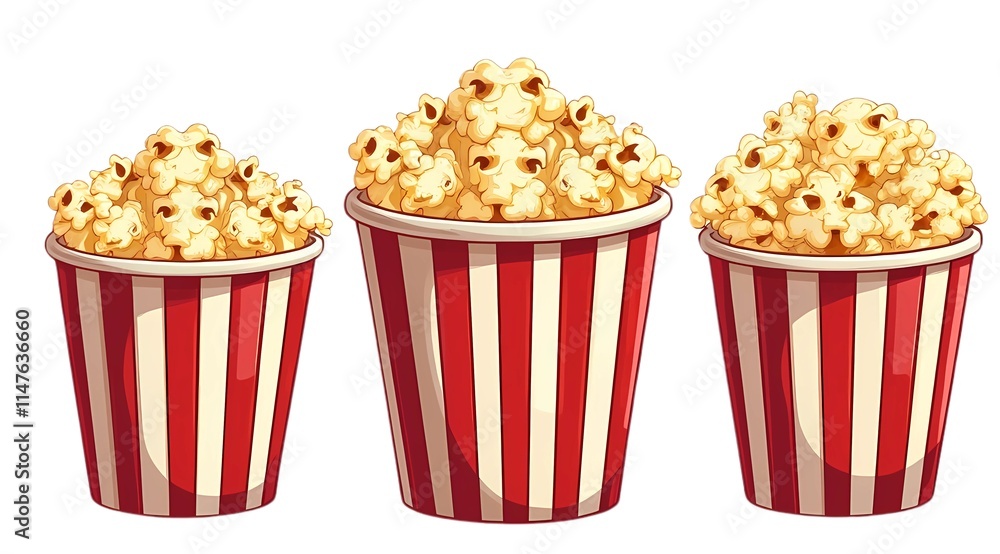 box of popcorn box of popcorn