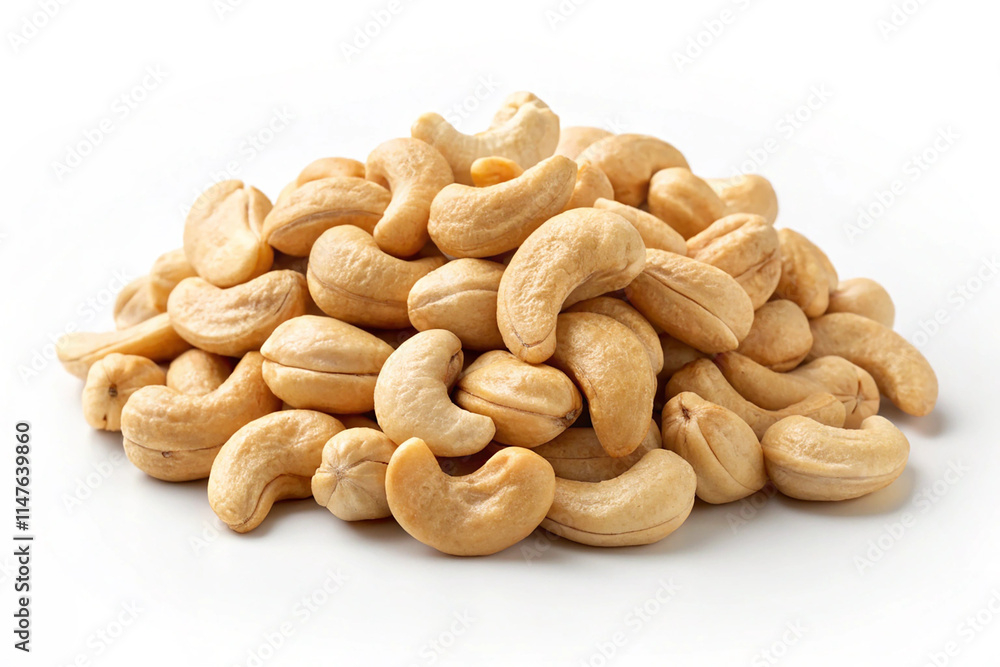 Heap of cashew nuts. Generative AI. Heap of cashew nuts, healty food. Heap of cashew nuts. Generative AI. Heap of cashew nuts, healty food.