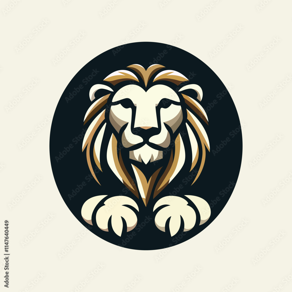 Cuty Shumba Lion Face Logo Vector Design Cuty Shumba Lion Face Logo Vector Design