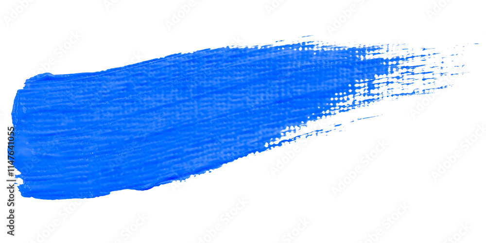 Png blue paint stroke sticker, transparent background Png blue paint stroke sticker, transparent background