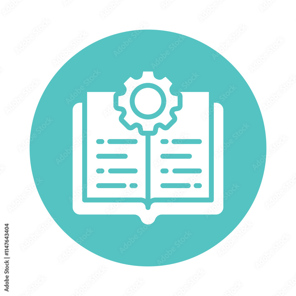 Book Setting Vector Gylph Icon. Eps 10 file Book Setting Vector Gylph Icon. Eps 10 file