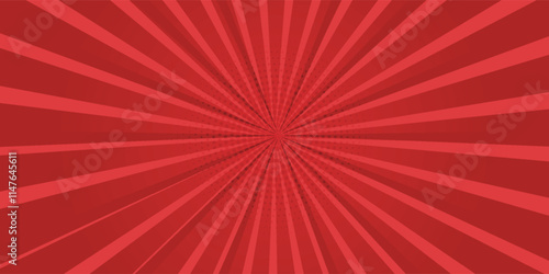 Comic abstract red background - Comic Style eps 10