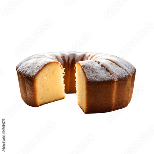 ホールシフォンケーキ　カットされた断面