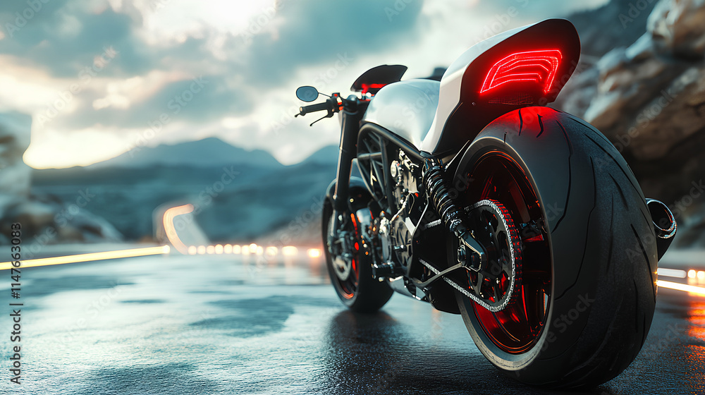 Obraz premium Very luxurious and cool sports motorbike