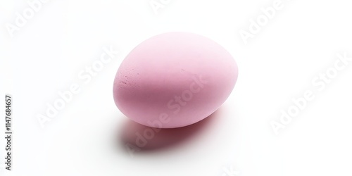 Makeup sponge isolated on a white background, highlighting the versatility of the makeup sponge for applying various cosmetic products for a flawless finish. photo