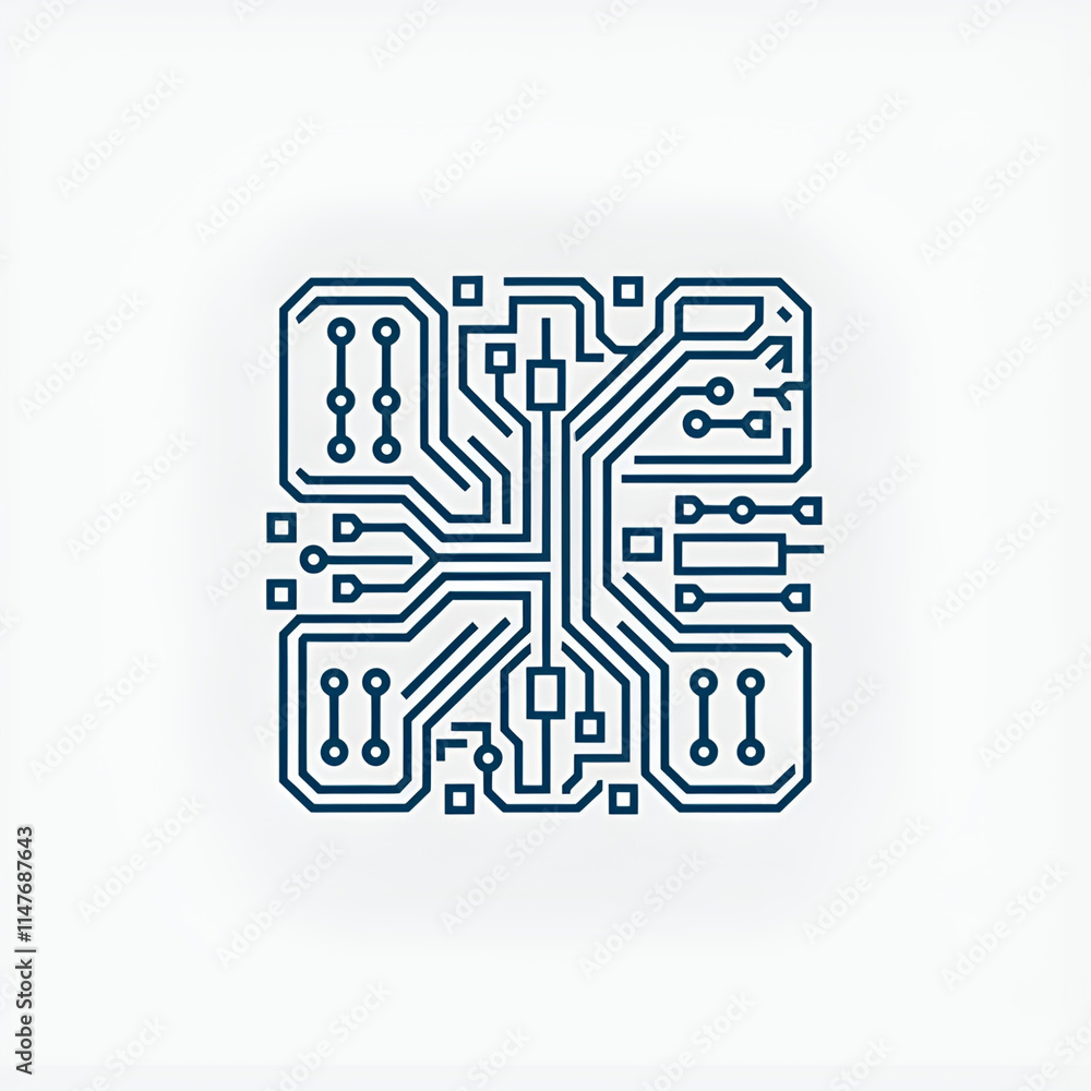 Tech Circuit Board icon Tech Circuit Board icon