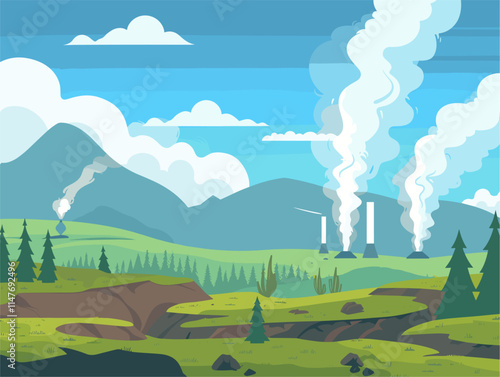 Fumaroles: Atmospheric Phenomena Unleashing Earth's Internal Rhythms