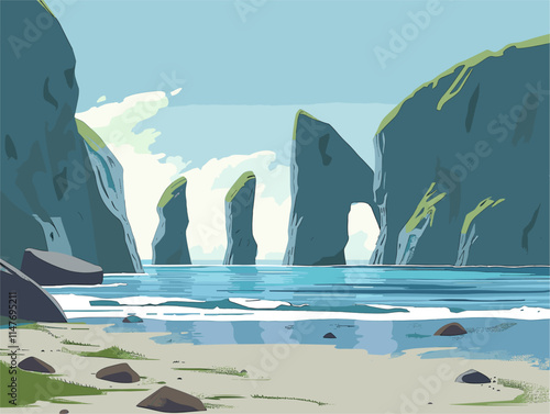 Sea Stacks: Isolated Sentinels of the Sea