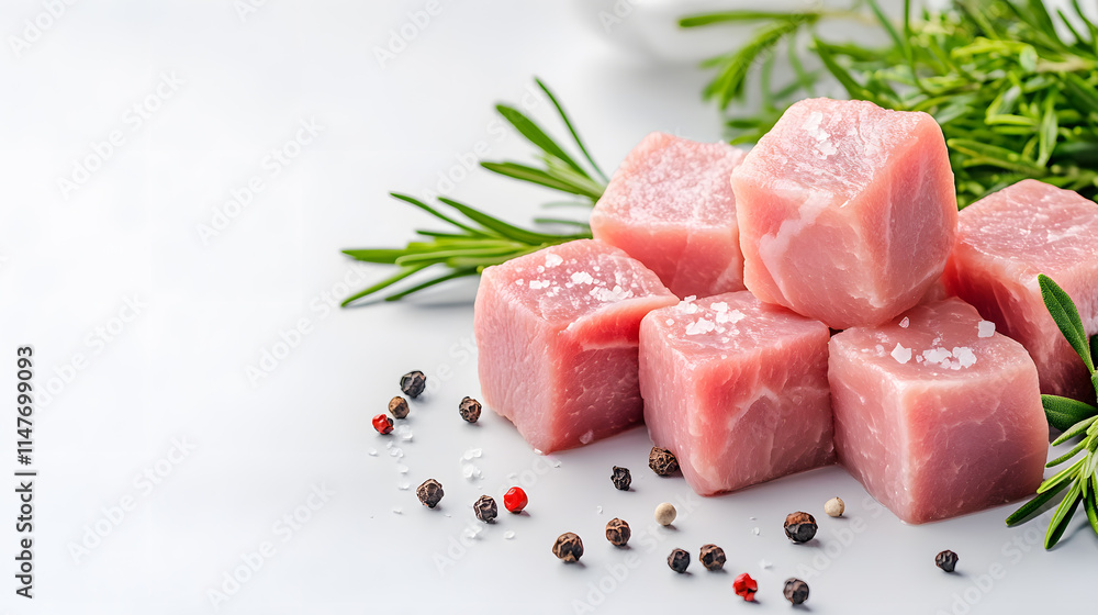 Picture of cute pig, pork, processed food, photograph or illustrator for advertising Picture of cute pig, pork, processed food, photograph or illustrator for advertising