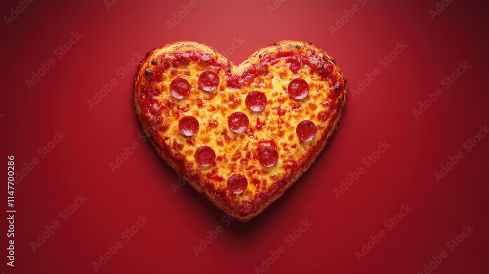 Heart shaped pepperoni pizza served on color background,Set of Valentine day,love and romantic banner,dating couple,dinner holiday meal concept,Romantic wedding. Heart shaped pepperoni pizza served on color background,Set of Valentine day,love and romantic banner,dating couple,dinner holiday meal concept,Romantic wedding.