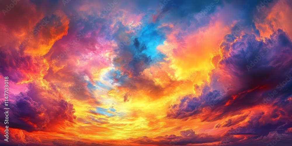 Vibrant and colorful clouds fill the sky during a dramatic sunset, creating a breathtaking scene of colorful clouds that captivates the imagination and inspires wonder at nature s beauty. Vibrant and colorful clouds fill the sky during a dramatic sunset, creating a breathtaking scene of colorful clouds that captivates the imagination and inspires wonder at nature s beauty.