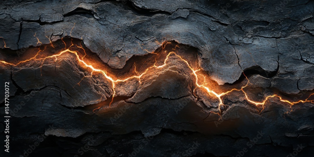 Lightning illuminated the bark of a tree, showcasing the intricate patterns and textures that make bark unique. This image captures the striking beauty of lightning interacting with bark. Lightning illuminated the bark of a tree, showcasing the intricate patterns and textures that make bark unique. This image captures the striking beauty of lightning interacting with bark.