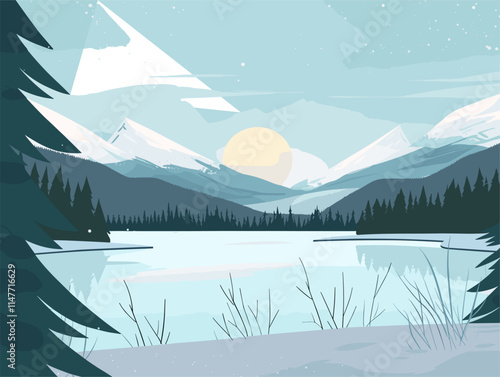 Winter's Icy Embrace: Frozen Lakes and Ponds for Winter Wonderland Adventures