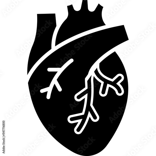 Cardiology, cardiovascular, healthcare icon