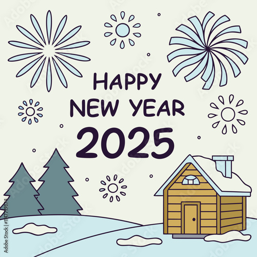 happy new year vector file