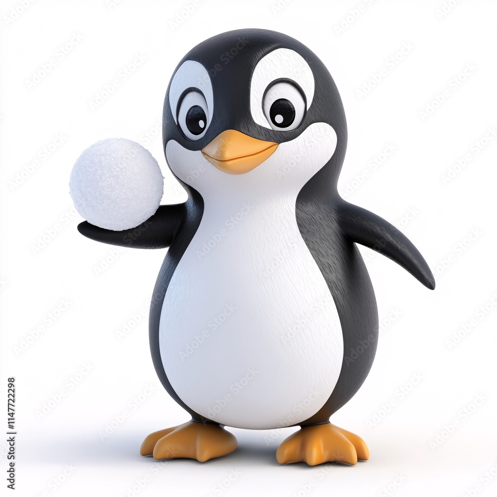 Fototapeta premium cartoon penguin