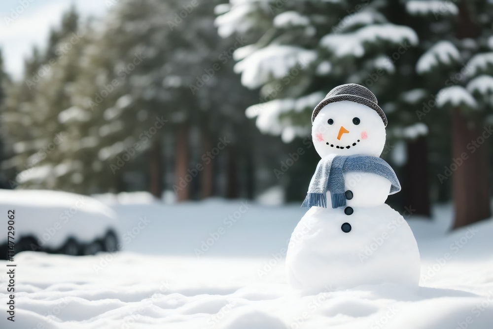 Obraz premium Snow Man