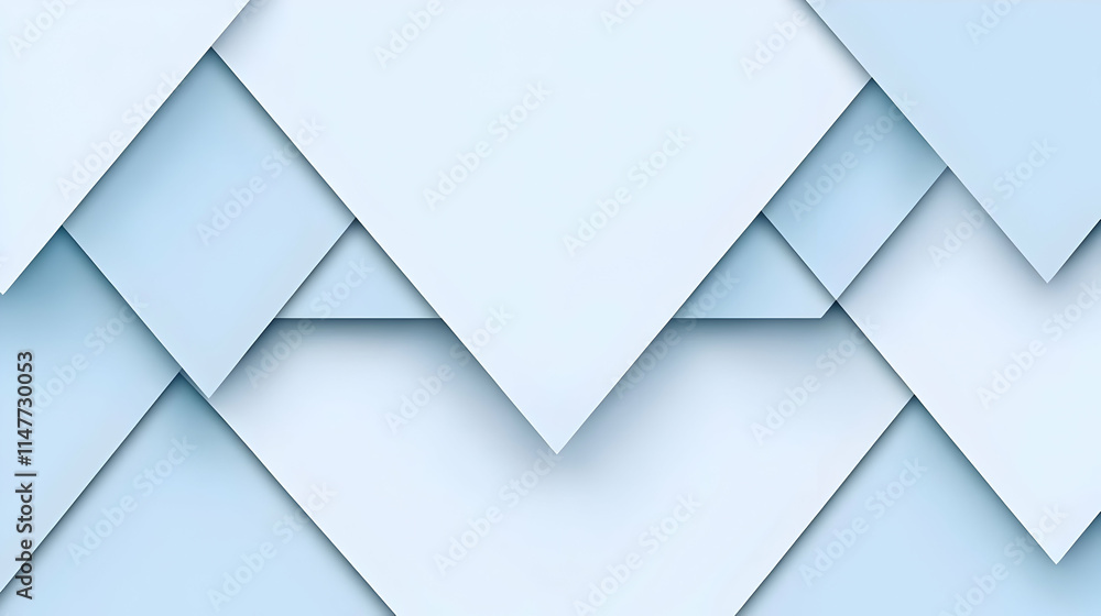 Fototapeta premium Abstract Background Image: Light Blue Geometric Pattern
