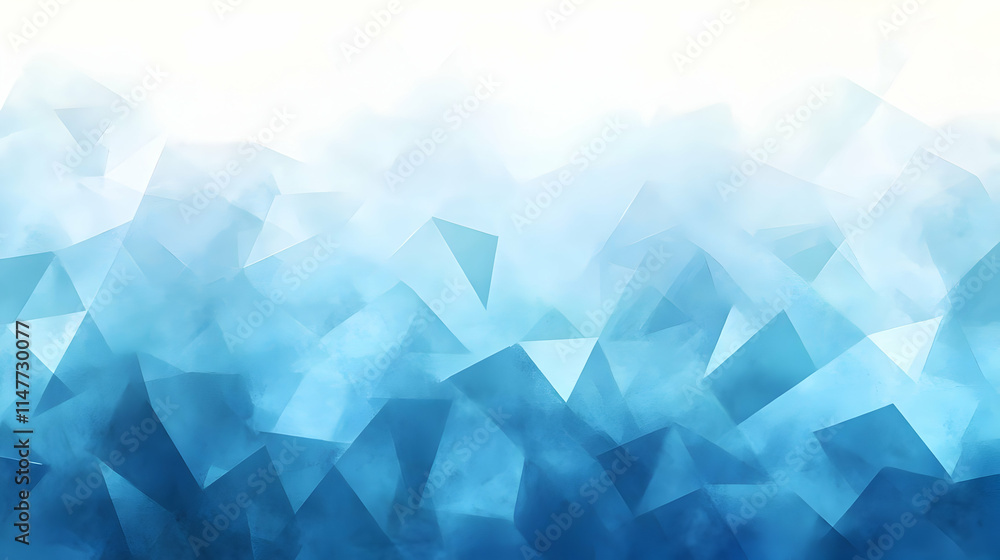 Abstract Blue Crystal Background Illustration Abstract Blue Crystal Background Illustration