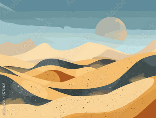 Dune and Ripple Patterns: A Cosmic Canvas of Windblown Sculptures