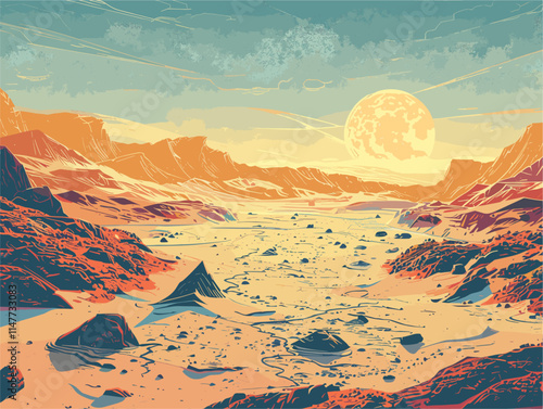 Chaotic Terrain: Irregular and Disrupted Planetary Landscapes Melted by Ice