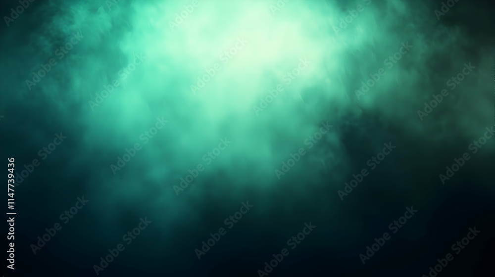 Teal Smoke Abstract Background Illustration Teal Smoke Abstract Background Illustration