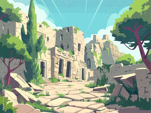 Mesmerizing Ruins: An Enchanting Landscape Where Nature Embraces History