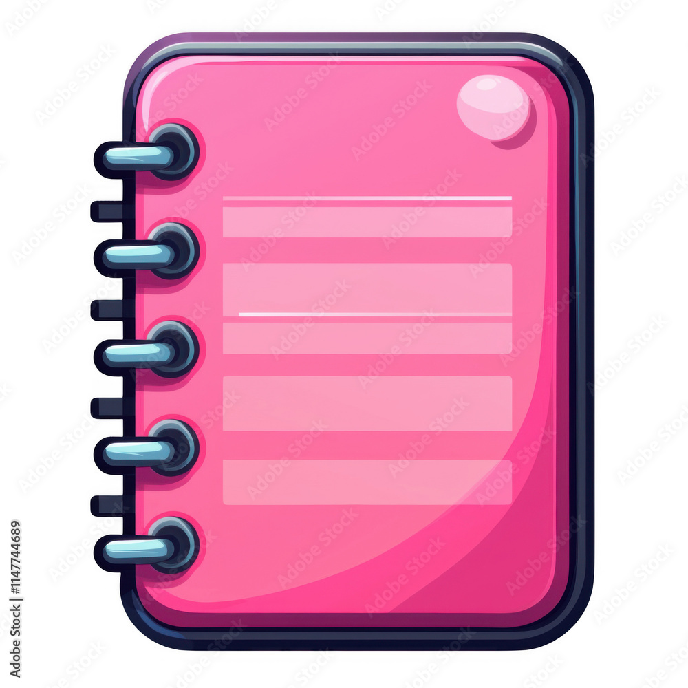 pink icon of Scrapbook isolated on a transparent background Minimalist flat icon, vector logo style sign clipart on a no background png pink icon of Scrapbook isolated on a transparent background Minimalist flat icon, vector logo style sign clipart on a no background png
