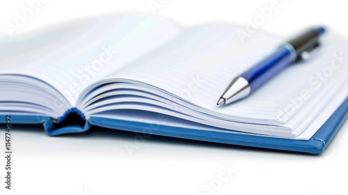 Wallpaper Mural Open Notebook and Pen Ready for Writing Torontodigital.ca