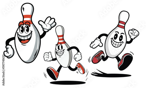 Bowling Pin with Thumbs Up