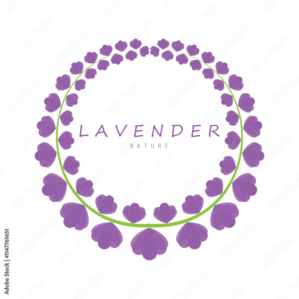purple lavender flower logo, for flower gardens, parks, business, cosmetics, fashion, vector purple lavender flower logo, for flower gardens, parks, business, cosmetics, fashion, vector