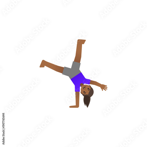 Person Doing Cartwheel Emoji
