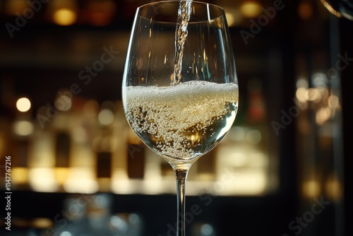Wallpaper Mural Pouring pisco elegant bar beverage photography dark environment close-up captivating artistry Torontodigital.ca