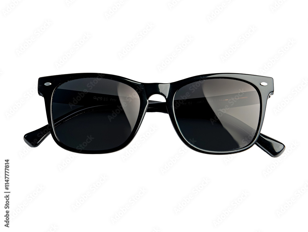 Isolated Black Wayfarer Sunglasses Isolated Black Wayfarer Sunglasses
