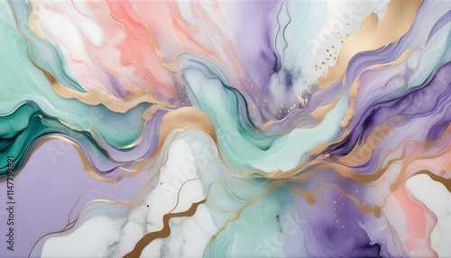 Wallpaper Mural abstract watercolor background Torontodigital.ca