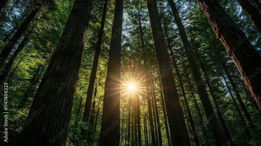 Obraz premium Cultural preservationists document the significance of forests in indigenous cultures, sharing stories passed down through generations