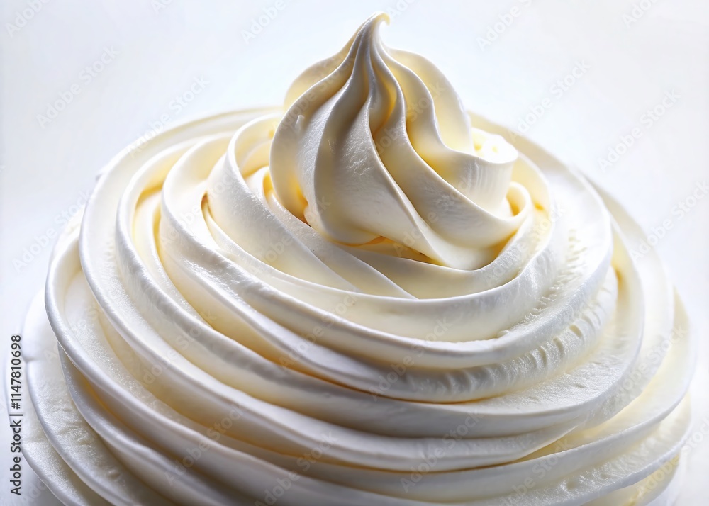 Creamy White Texture, Close-up Drone Shot, Aerial Photography, Smooth Surface, Whipped Cream, Food Photography, High-Resolution Image Creamy White Texture, Close-up Drone Shot, Aerial Photography, Smooth Surface, Whipped Cream, Food Photography, High-Resolution Image