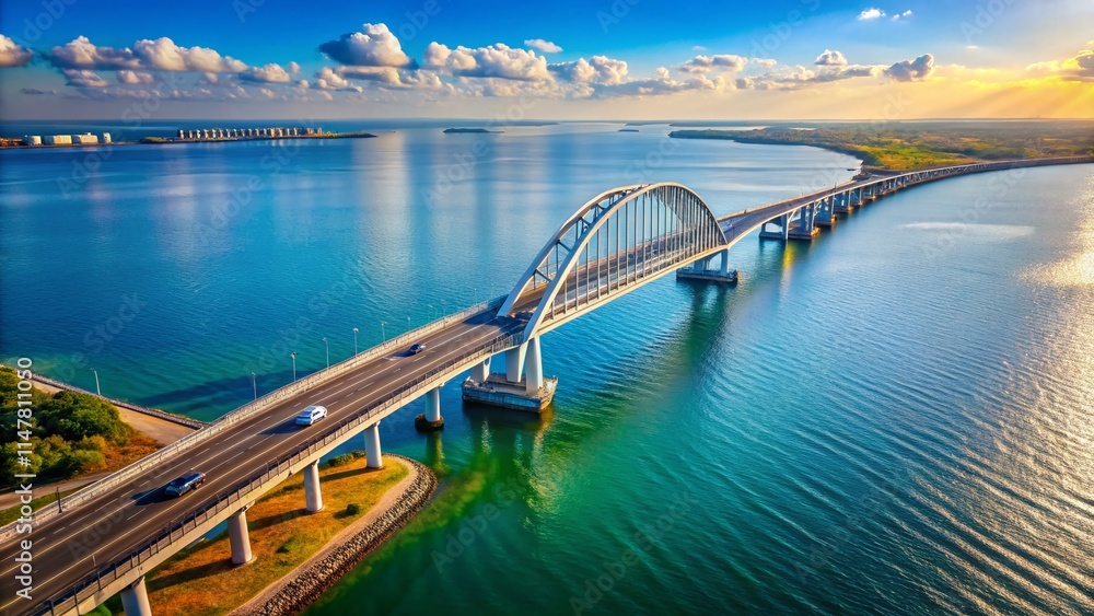 custom made wallpaper toronto digitalCrimean Bridge Kerch Strait Aerial View Stock Photo - Stunning High-Resolution Image