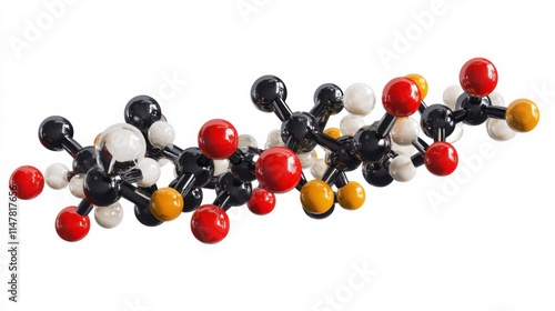 Accurate Representation of Lactic Acid Molecular Structure photo