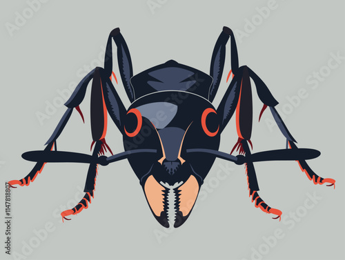 Ant Soldier Head: The Enigmatic Guardian of the Colony Colony Defense: The Mighty Mandibular Warriors