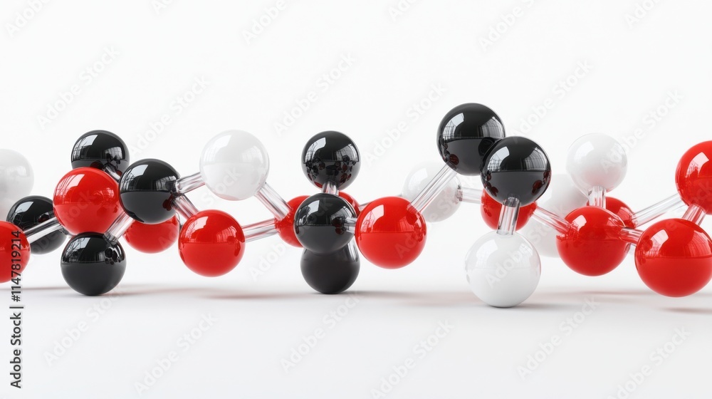 3D Molecule Structure of Propane (C3H8) Model 3D Molecule Structure of Propane (C3H8) Model